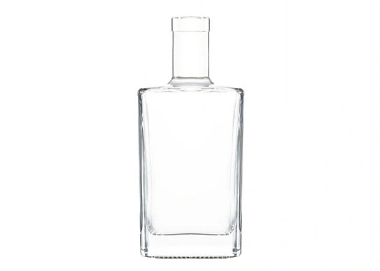 700ml square glass bottle t cork top alcohol packing 2