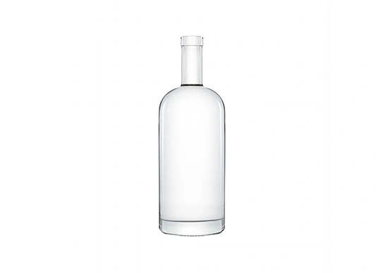 700ml Vodka Rum Bottle Gin Packing Nice Round Glass Bottle