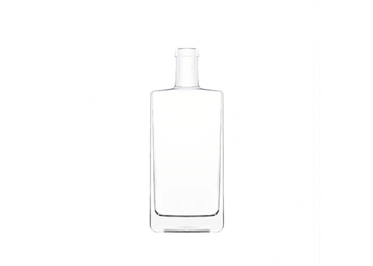 Rectangular Glass Bottle T-cork Top Vodka Rum Packing