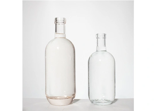 spirit bottle manufacturers 700ml 500ml round glass bottles 2