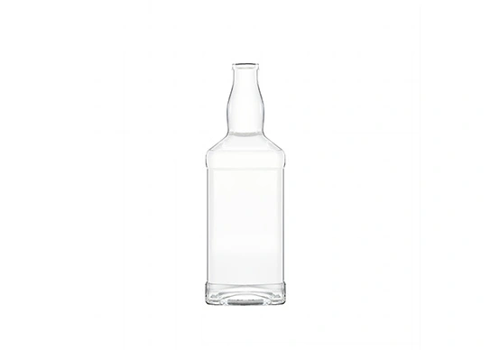 Square Whiskey Bottle 700ml Premium Glass Cork Stopper Opening