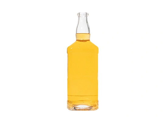 square whiskey bottle 700ml premium glass cork stopper opening 2