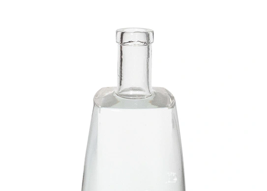 tequila bottle 700ml empty extra flint glass flat oval shape 1