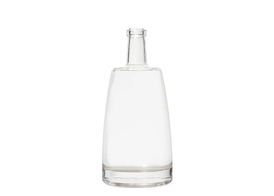 tequila bottle 700ml empty extra flint glass flat oval shape 3