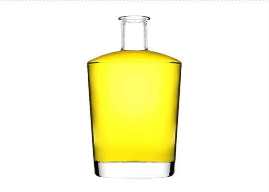 oval flat glass bottle export to europe 2