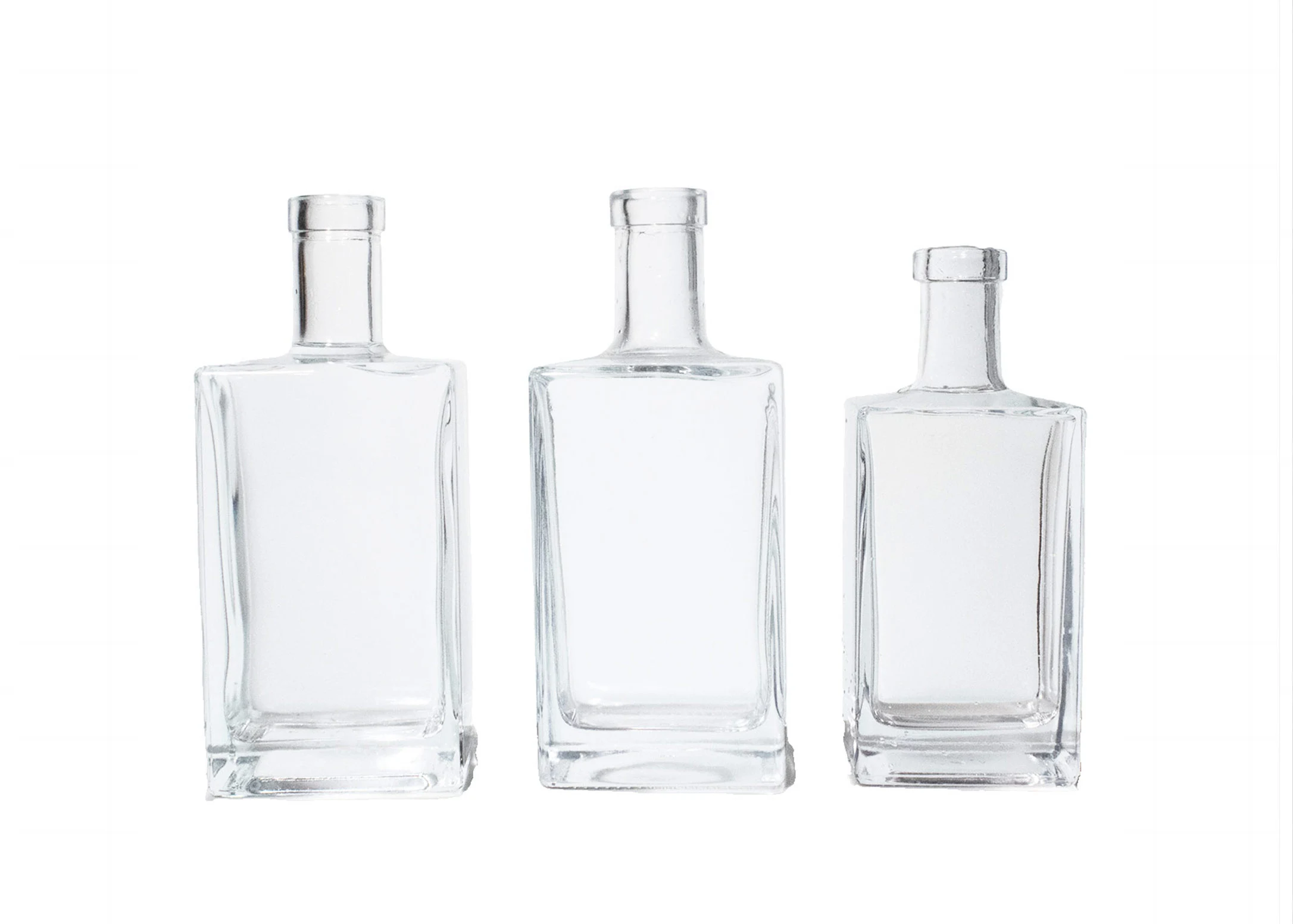 500ml gin bottle premium packing extra flint  glass decanter 2