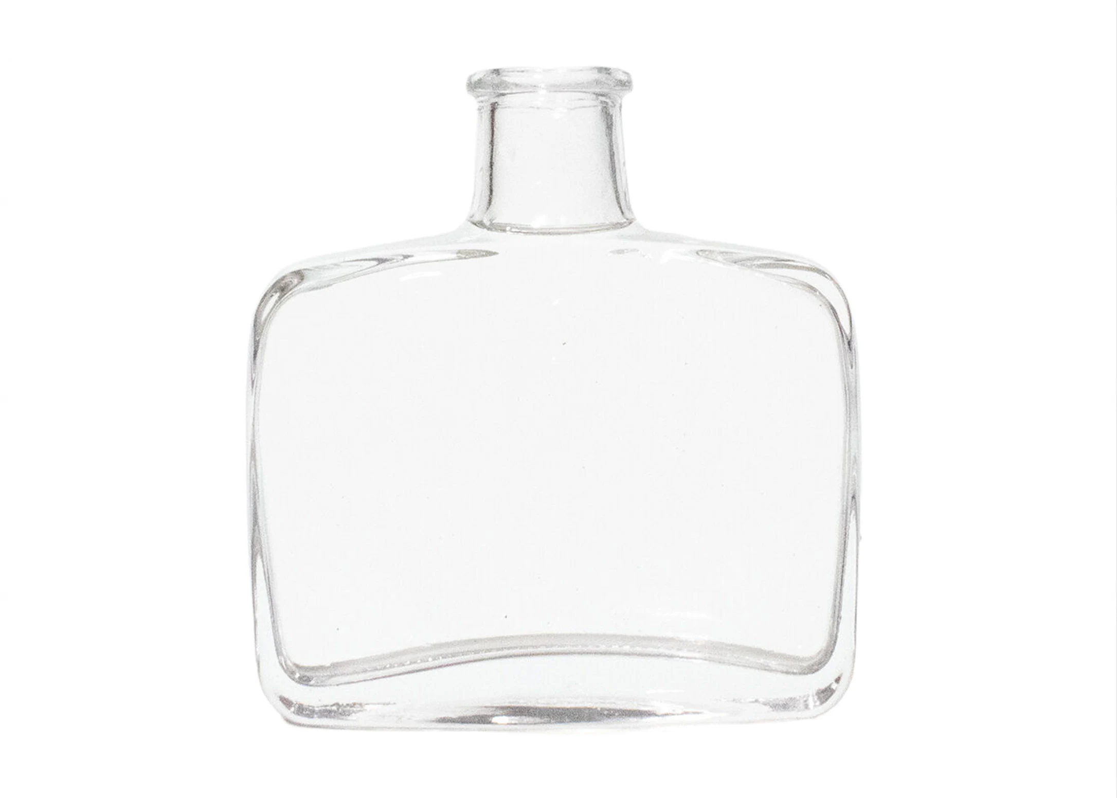 500ml rectangle oval shape glass container