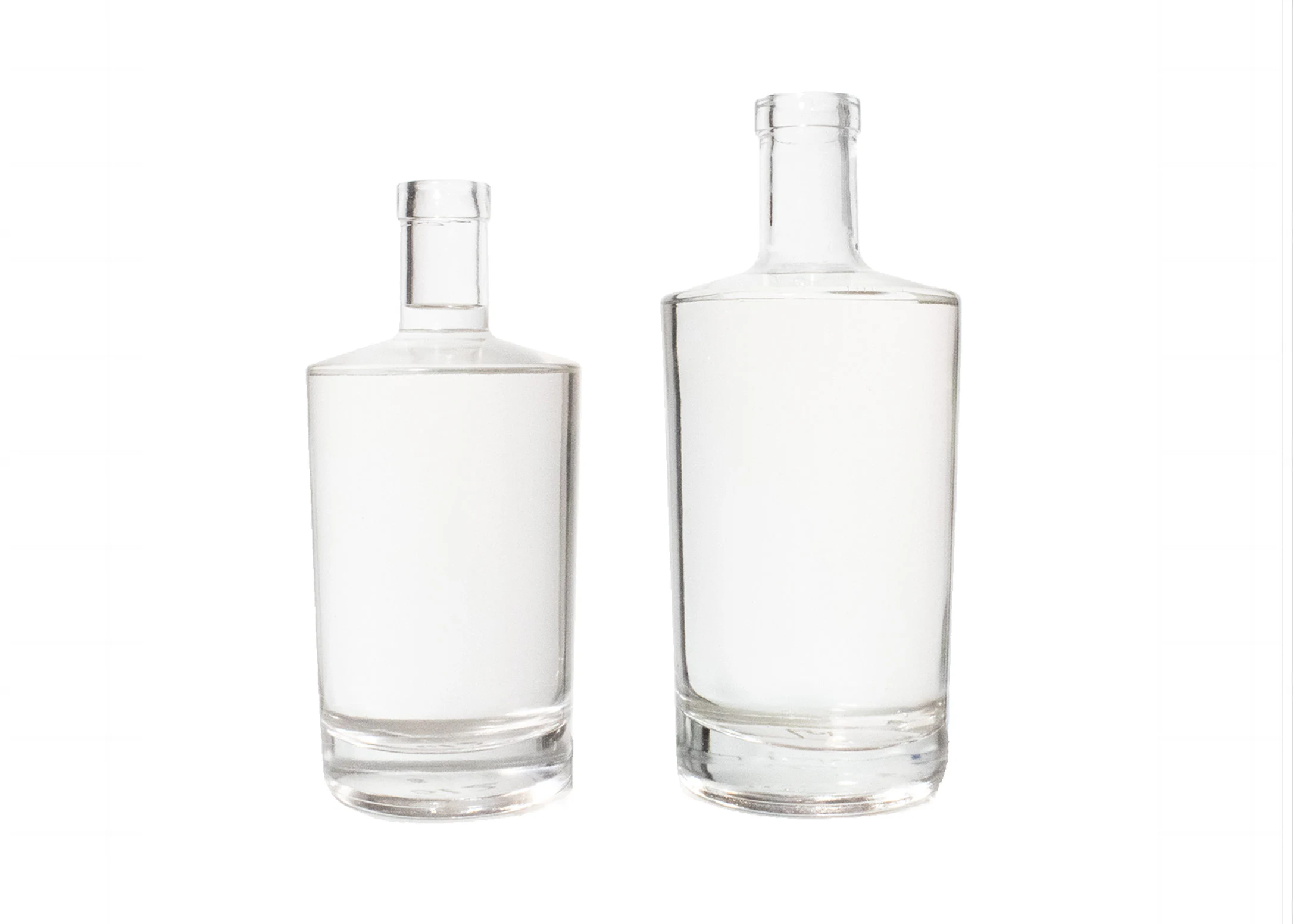 500ml rum bottle empty extra  flint glass luxury quality 3