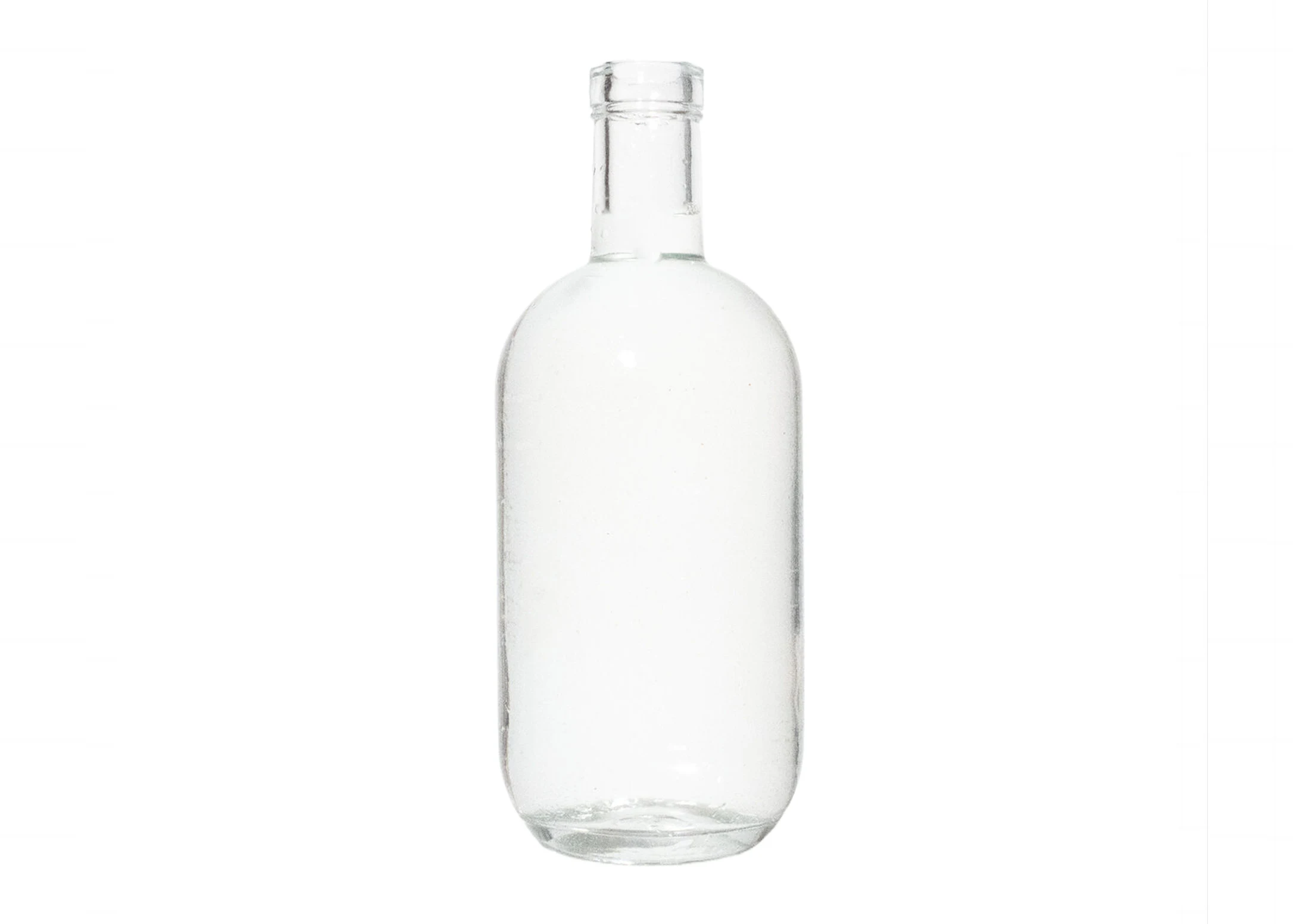 fashion glass bottle alcohol packing 500ml round base 1