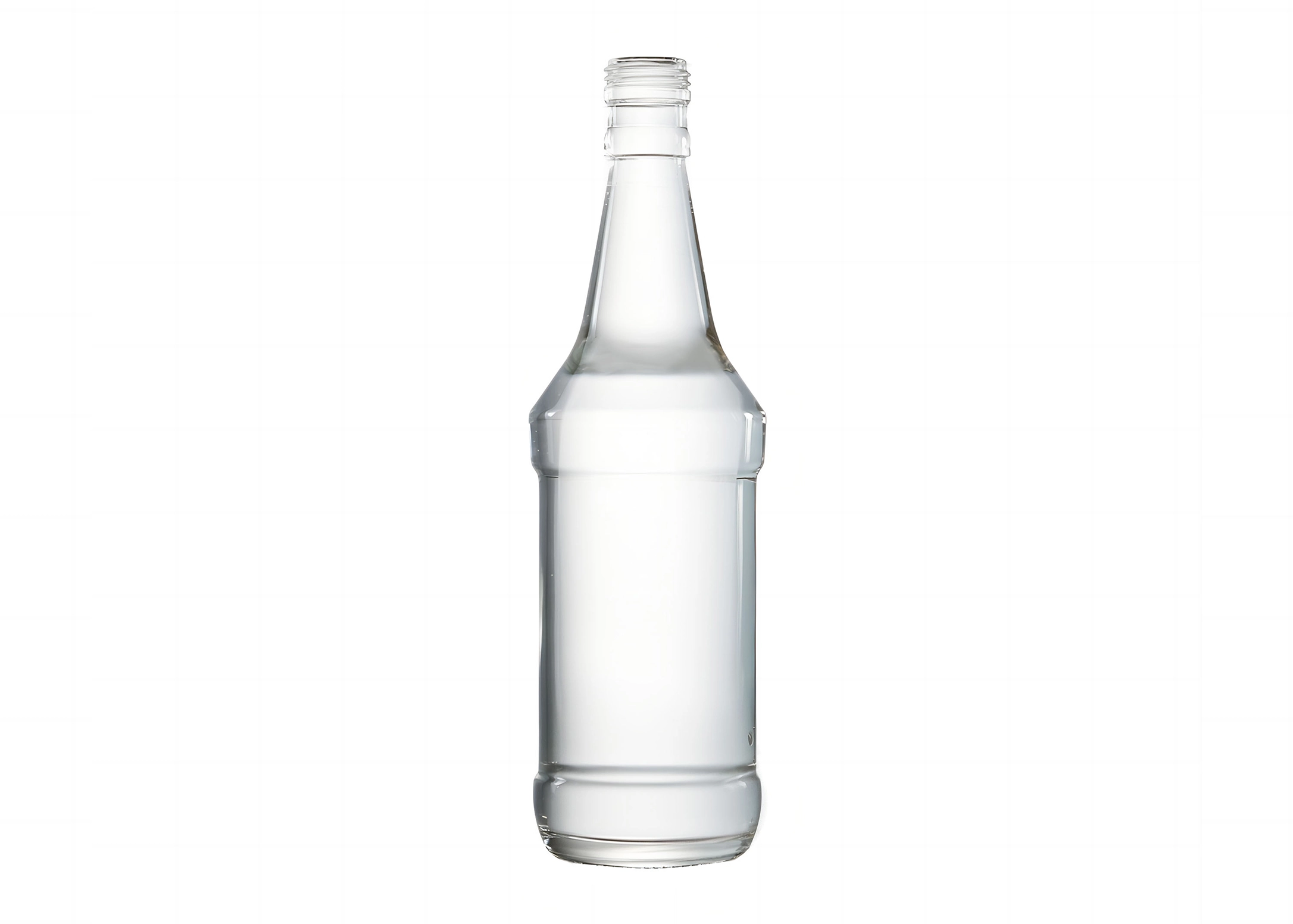 liquor glass bottle high flint 1