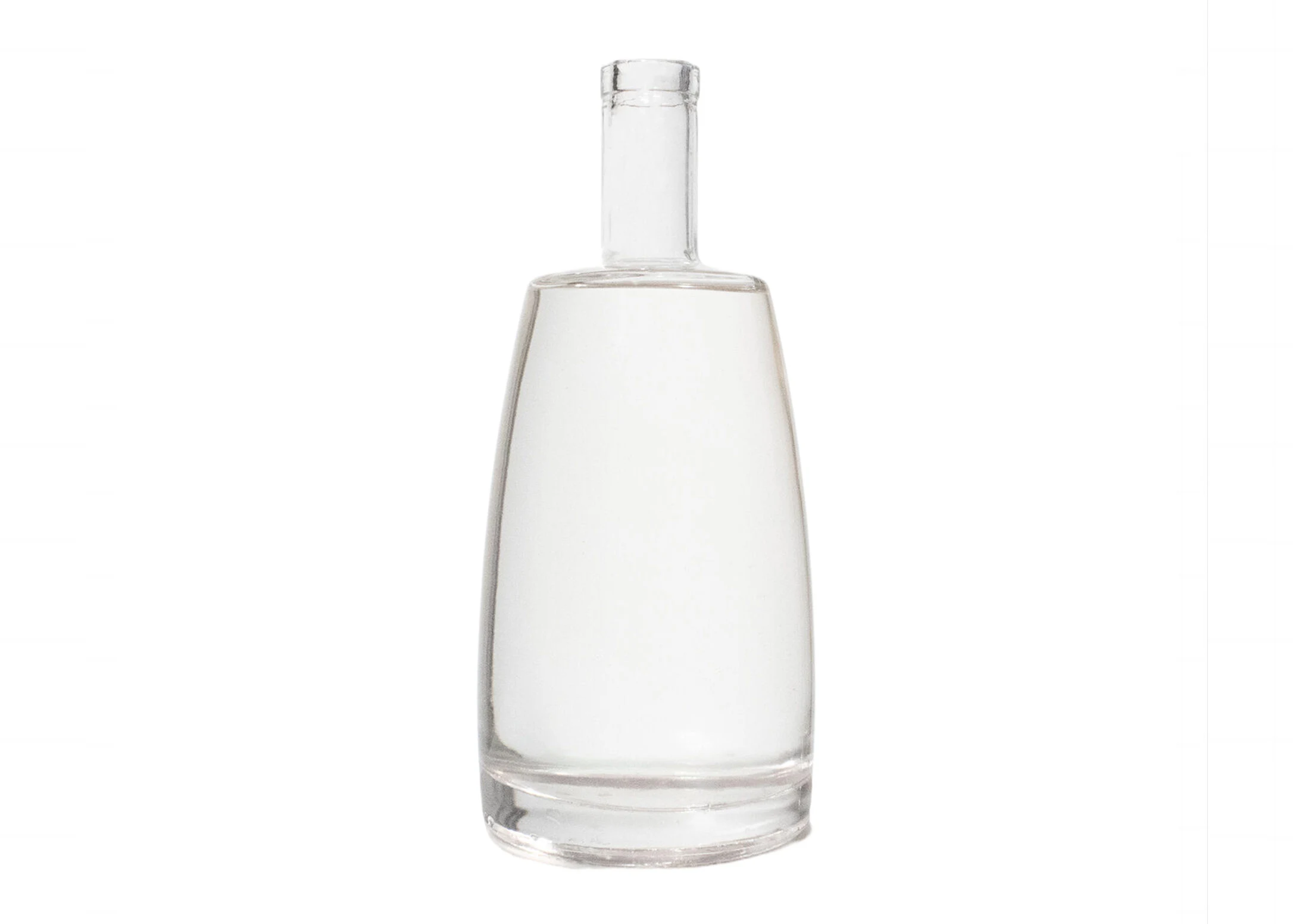 new 500ml tequila bottle round shape extra flint glass 1