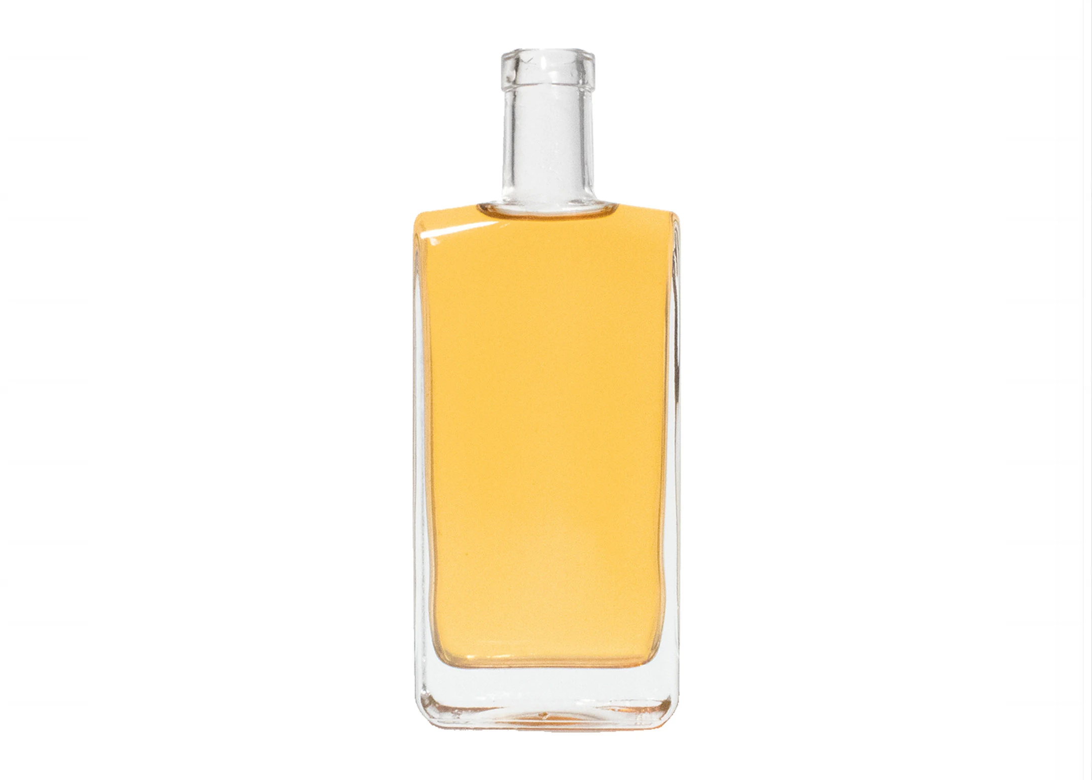 rectangle glass bottle 500ml extra flint glass t cork top 3