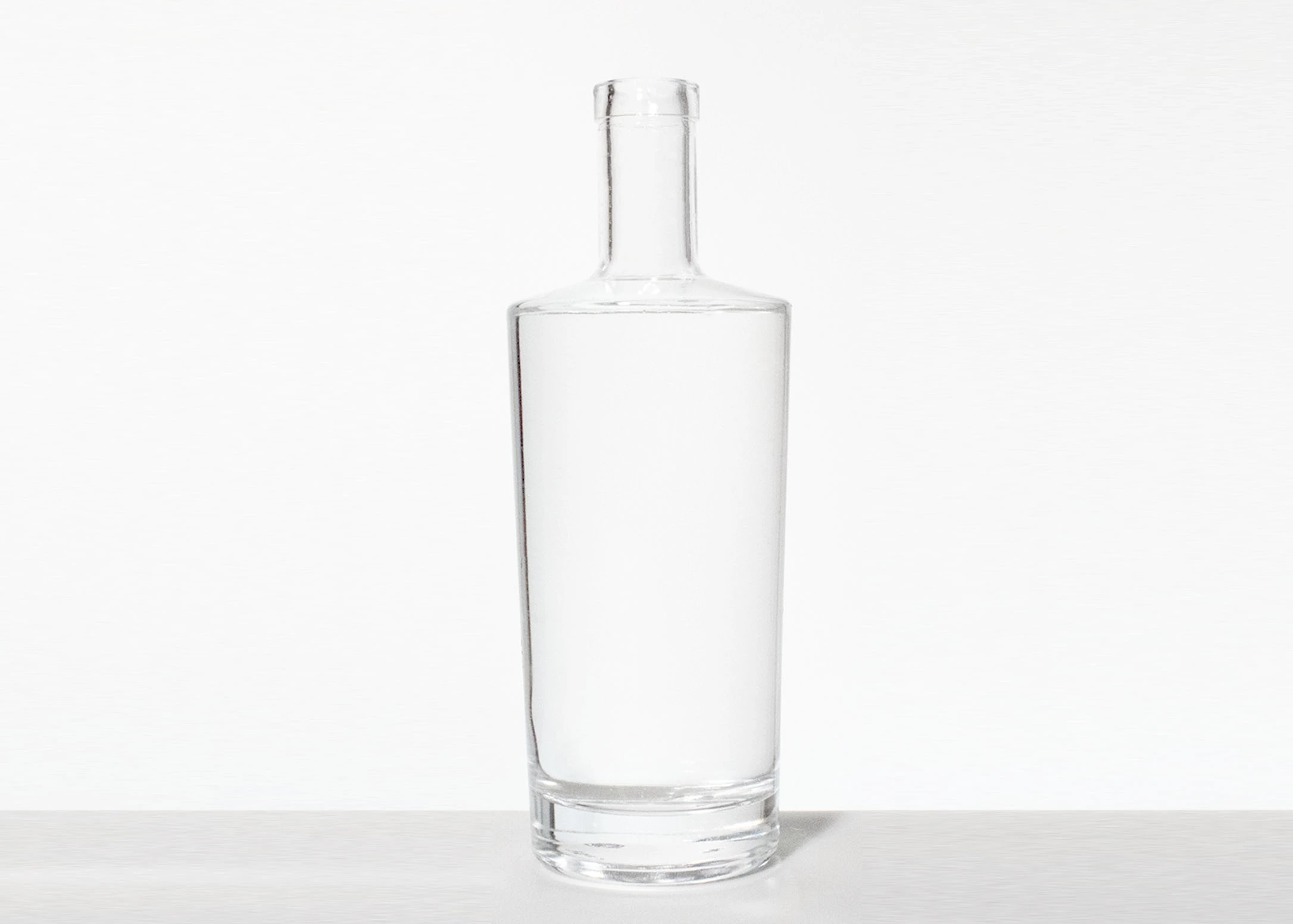 1000ml round crystal glass bottle 1