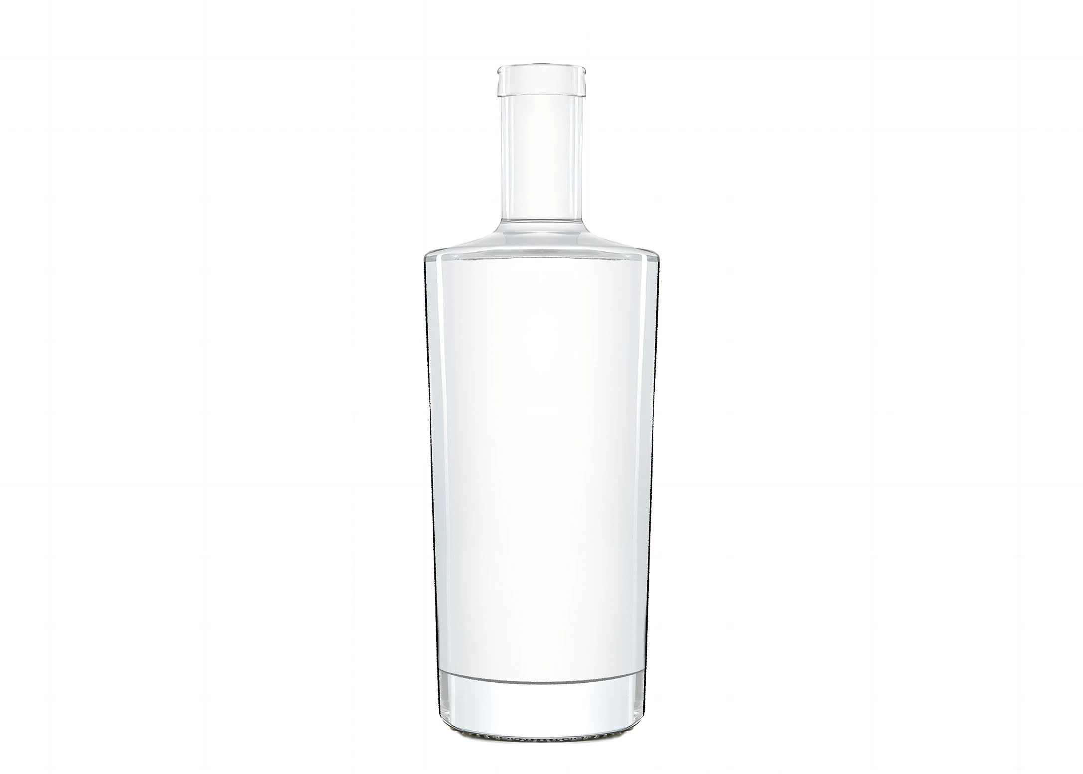 1000ml round crystal glass bottle 2