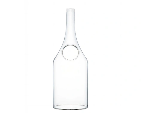 Premium 1000ml Oval Thin Bottom Brandy Spirits Bottle