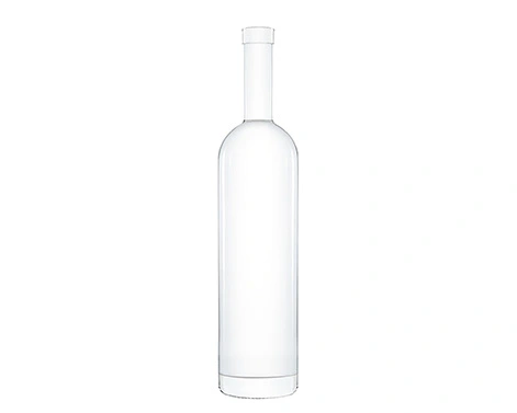 Premium 1000ml Round Tall Extra Flint Vodka Bottle