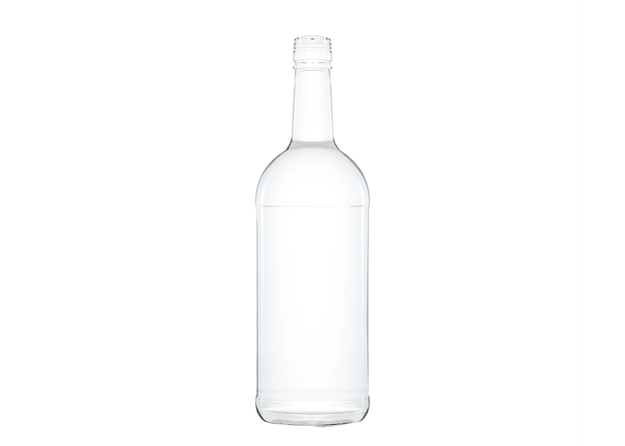 1000ml round glass bottle 2