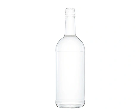 1000ml Round High Flint Glass Bottle Packing