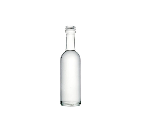 50ml Round Nordic Type Normal Flint Mini Glass Bottle for Vodka