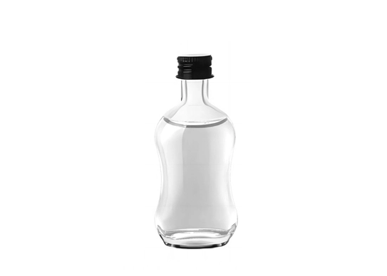 50ml Slim-Waisted Glass Vodka Gin Rum Tequila Bottle with GPI Cap for Liquor Packing