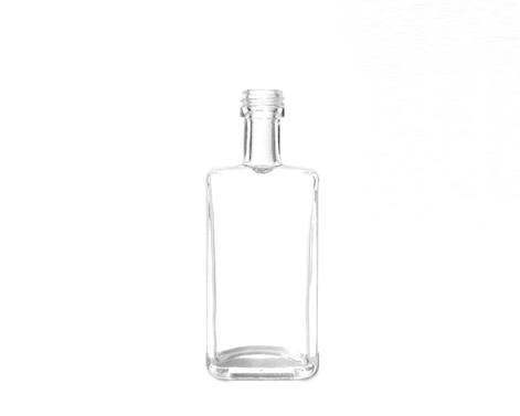 Best Selling Rectangular 50ml Screw Top Bottle for Liquor Perfect for Whiskey and Spirits