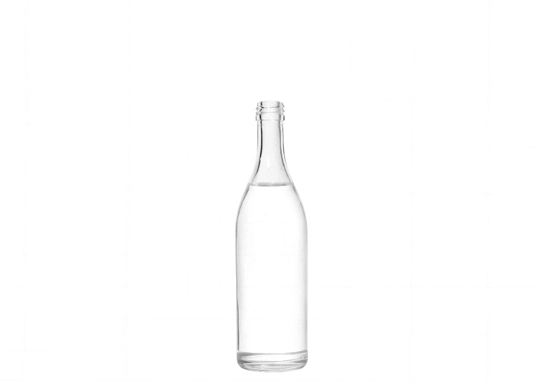 High Quality 50ml Screw Top Bottle in Crystal Clear Material  Beautiful Design for Whiskey