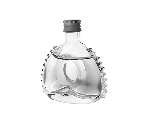 Unique and Elegant 50ml Triangle Glass Bottles with Screw Caps for Various Spirits