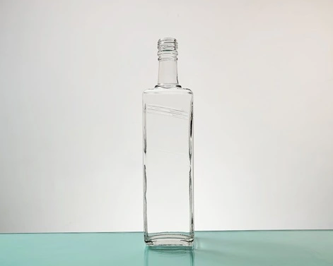 500ml square high flint spirits brandy bottle