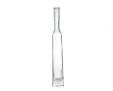 Premium 200ml Square Glass Bottle with Thick Base and Cork Stopper – Elegant & Durable